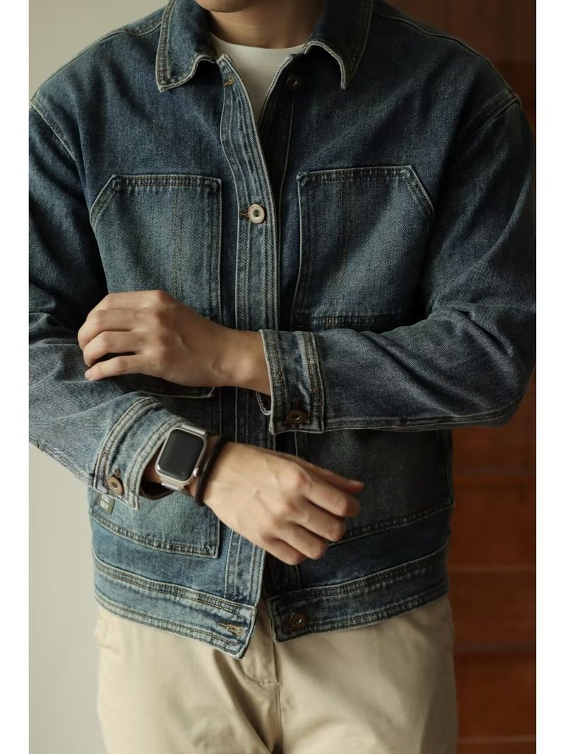 Neue Herbst-Jeansjacke für Herren, übergroß, lässig, für Jugendliche, Streetwear, Mode, blaue Jeansjacke für Teenager_voghion.com