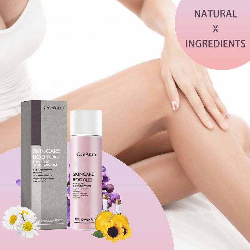 OceanAura skincare oil moisturizes repairs delicate and smooth body skin_voghion.com