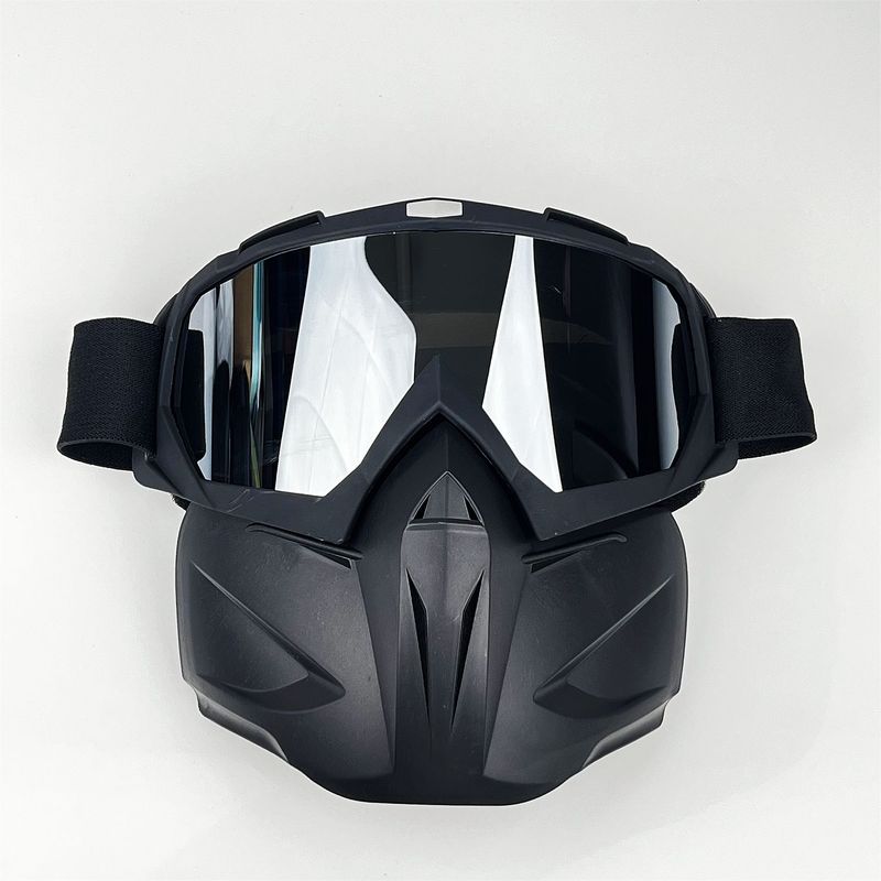 NAFEIB Motorradbrille für Männer und Frauen – Winddichte Reitmaske mit austauschbaren Gläsern_voghion.com