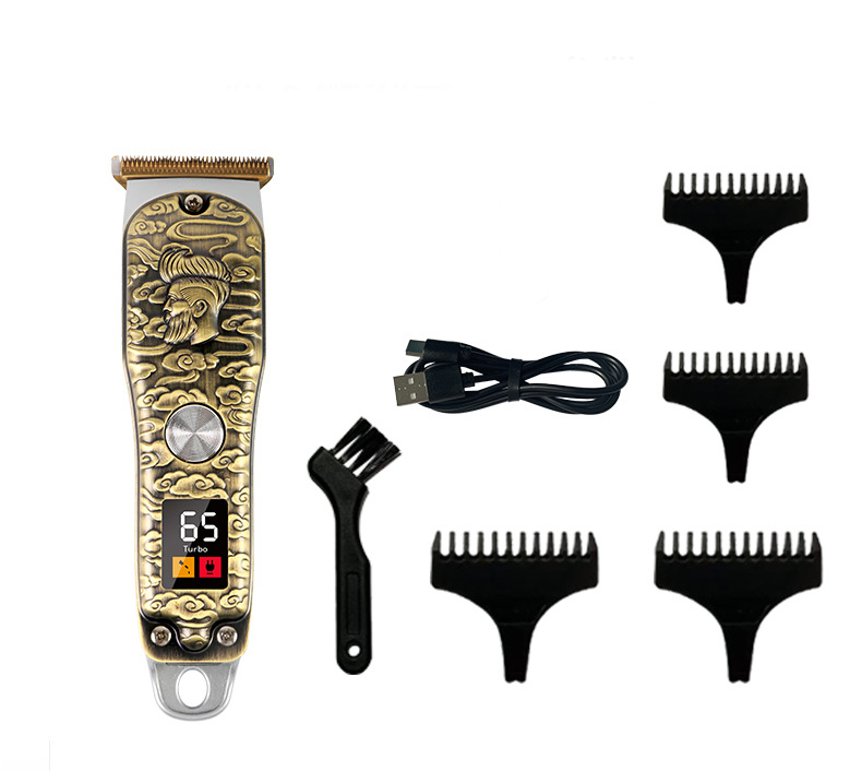 2023 New Type Cordless Trimmer Men's Electric Hair Barber Rechargeable Haircutter_voghion.com