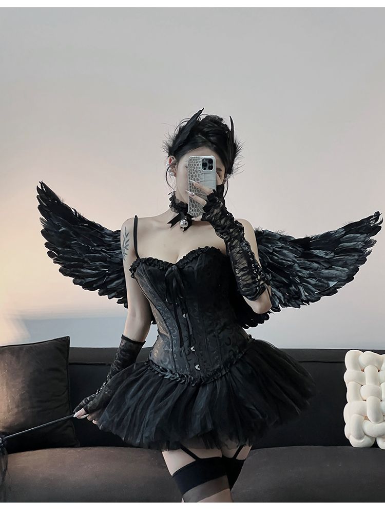 COS Pure Desire Girl Uniform Nachtbühne Königliche Schwester Sexy Kaninchen Teufel Engel Kostüm_voghion.com