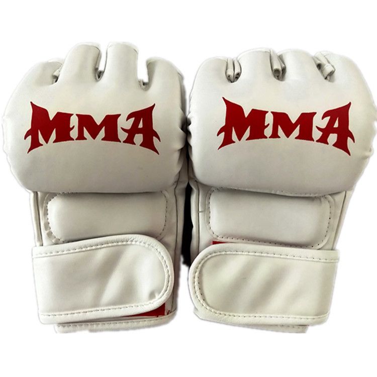 Halbfinger-Sanda für Erwachsene und Kinder, Sport- und MMA-Handschuhe, Split-Finger-Boxhandschuhe für Boxsäcke_voghion.com