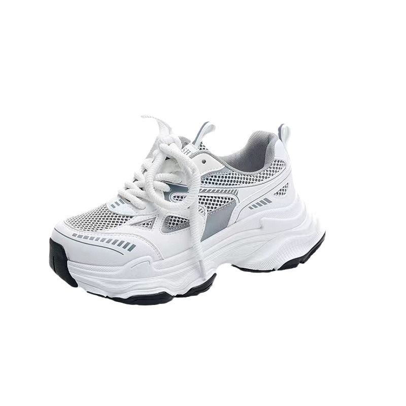Été nouveau fond épais augmentation maille respirante tout avec des chaussures de loisirs de sport légères_voghion.com