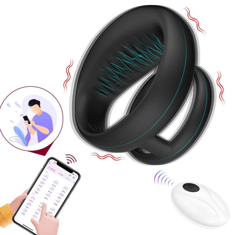 Willis Delayed Vibration Lock Sperm Silicone Delay Anello di bloccaggio regolabile Giocattoli sessuali per adulti_voghion.com