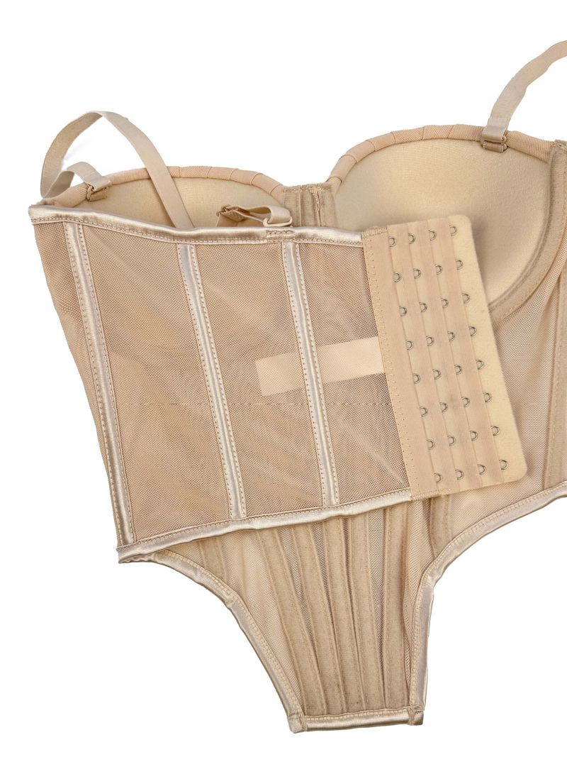 Women's Clothing Pleated Design Herringbone Bra High End Outer Wear Bra With Cup Pads Body Shaping Sling_voghion.com