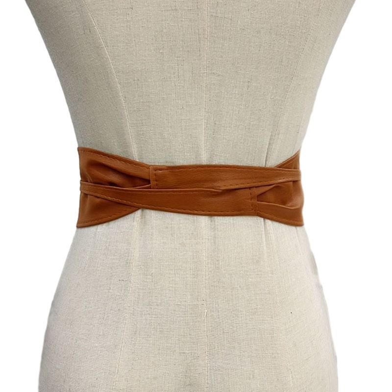 HOT Self Tie Bowknot Corset for Women Banquet Party Dress Body Shaping Girdle Belt_voghion.com