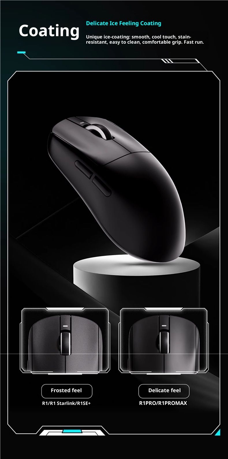 Digitex VXE Dragonfly R1 Kabellose Bluetooth-Maus für Gaming und E-Sport – Lange Akkulaufzeit – Ultraleicht – Ergonomisches Design_voghion.com