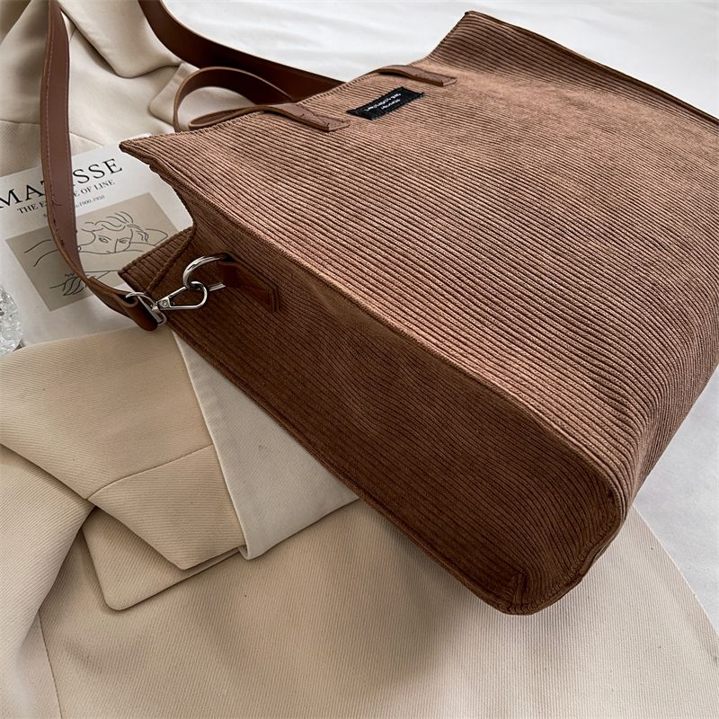 LEFTSIDE Handtaschen Büro Schulter Umhängetasche für Frauen Vintage Shopper Einkaufstaschen Damen Totes 2022 Winter_voghion.com