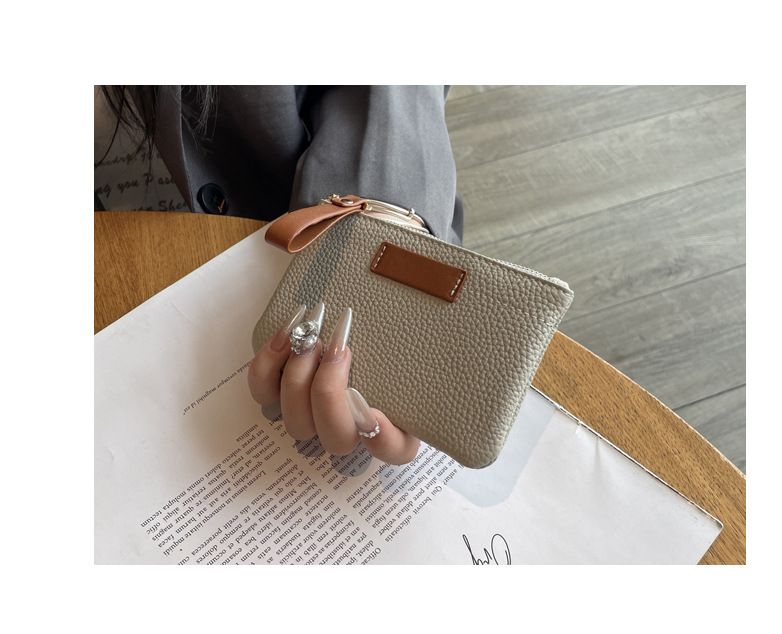 Wallet Card Cases Leather Coin Purse New Ultra Thin Exquisite Mini Compact Key Bag Coin Bag Ladies Short Wallet_voghion.com
