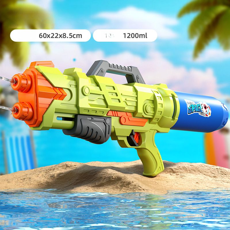 Pistola ad acqua giocattolo per bambini, grande, estraibile, di grande capacità, per spruzzi d'acqua da spiaggia, per combattere con l'acqua, per esterni_voghion.com