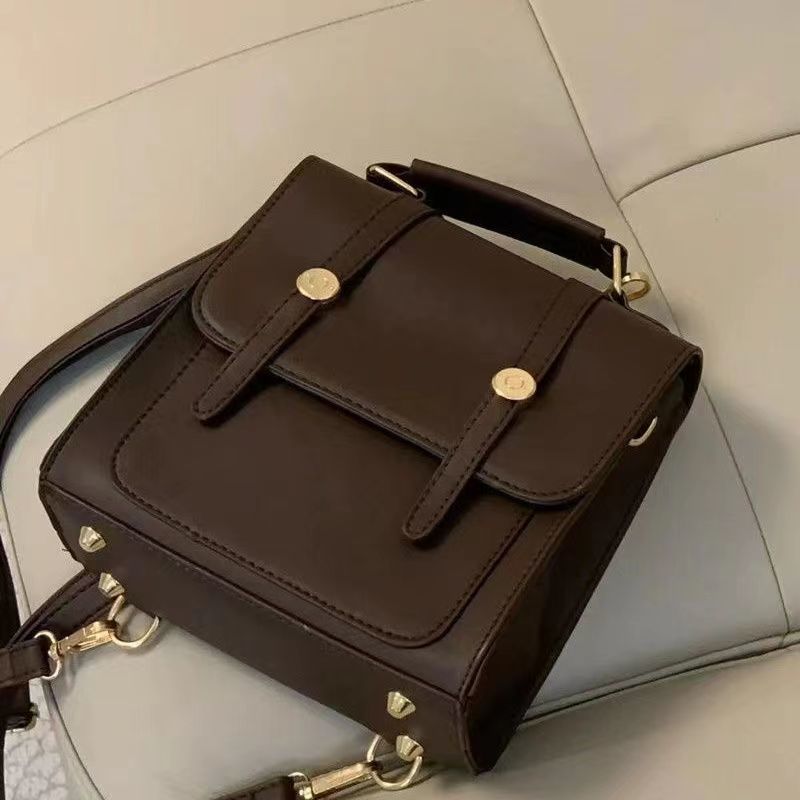 Zaino con fibbia piccolo, borsa a tracolla Oxford, borsa da pendolare per studenti britannici, tre diversi modi di trasporto,_voghion.com