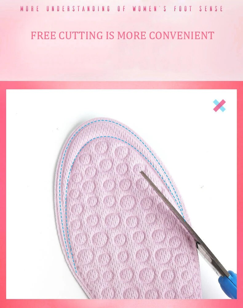 Wkładka podwyższająca EVA Memory Foam Oddychający masaż Komfort dla kobiet Buty Wkładki Wkładka do pielęgnacji stóp Akcesoria_voghion.com