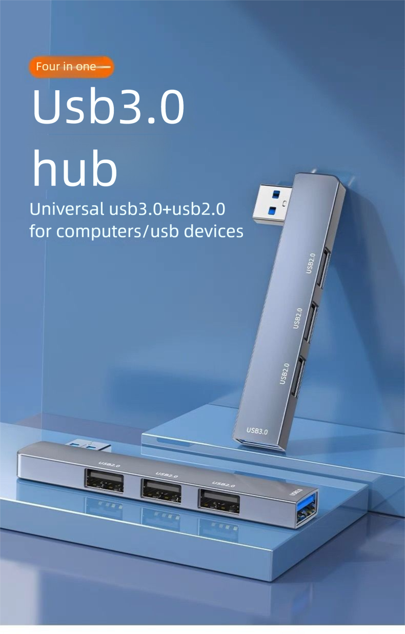 Expander Compatible With Laptop Type-C Docking Station USB Flash Drive Expansion Multi-Port Wireless Side Direct Plug_voghion.com