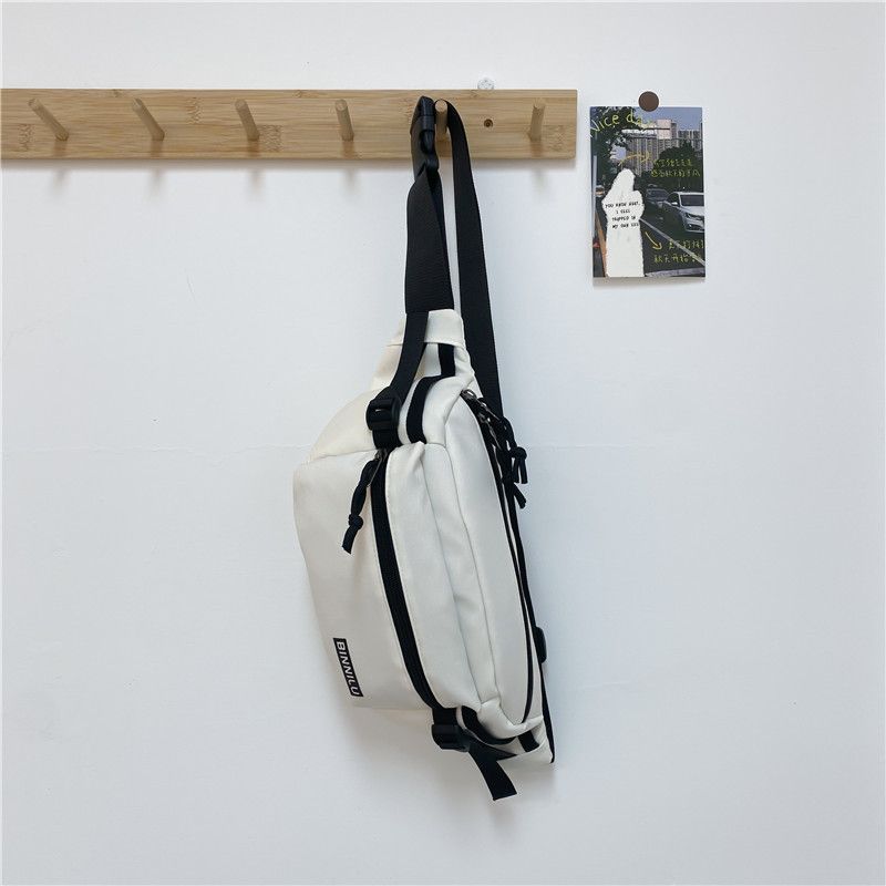 New Simple Chest Casual Trendy Sports Student Shoulder Bag, Versatile Crossbody Women, Phone For Men, Waist Bag_voghion.com