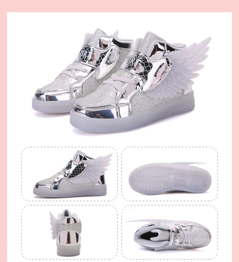Madre e bambini Scarpe luminose per bambini primavera ed estate passo fantasma scarpe da ballo di strada ragazze flash colorati ragazzi scarpe leggere scarpe casual per bambini_voghion.com