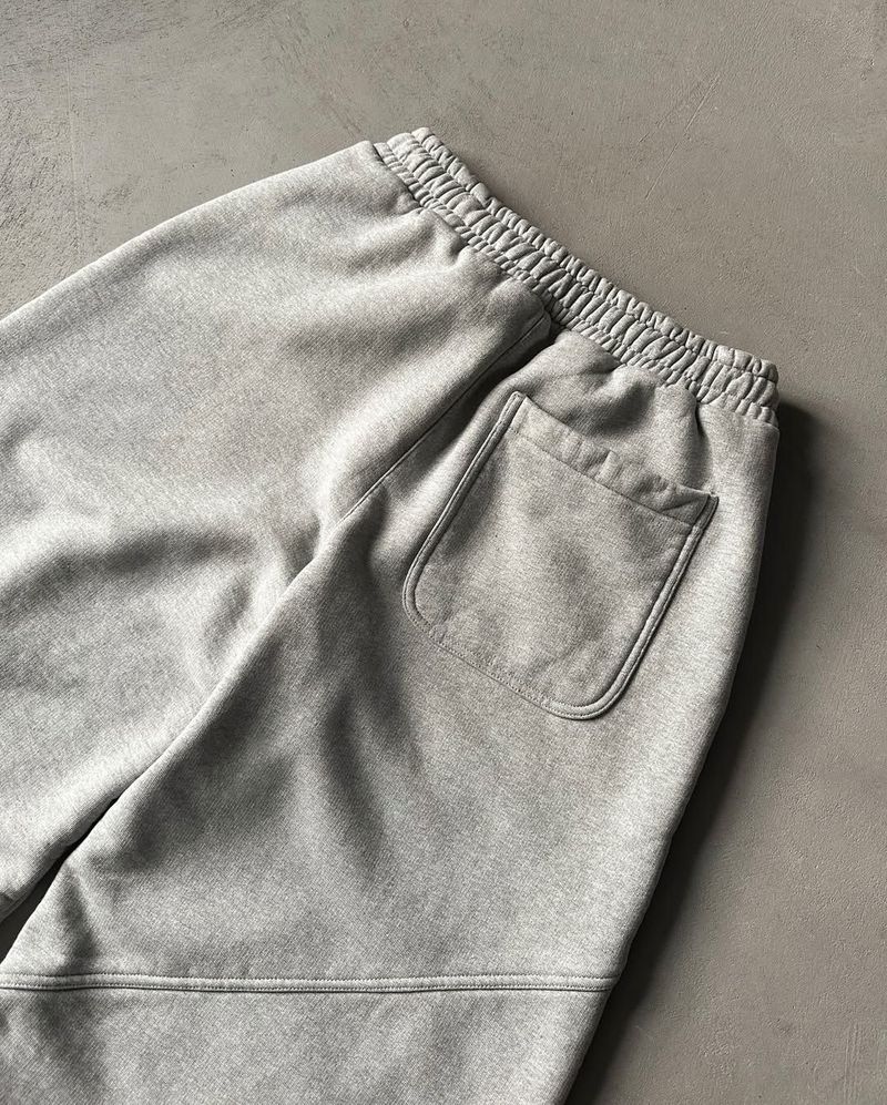 Pantalones deportivos con bordado transfronterizo, unisex, de pierna ancha, estilo hip hop, holgados e informales._voghion.com