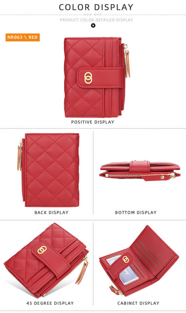 New Women Wallets Fashion PU Leather Top Quality Female Purse Short Card Holder Brand Wallet For Women_voghion.com