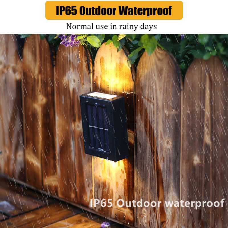 2PC Smart Solar LED Luce Esterna Impermeabile Giardino Decor Lampade per Balcone Cortile Strada Applique da Parete Giardino Lampada Solare Esterna_voghion.com