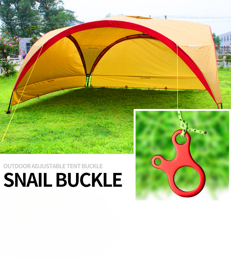 Outdoor Snail Windproof Rope Anti-Slip Tightening Binding Quick Knot Tent Canopy Drawstring Buckle Adjustment Piece_voghion.com