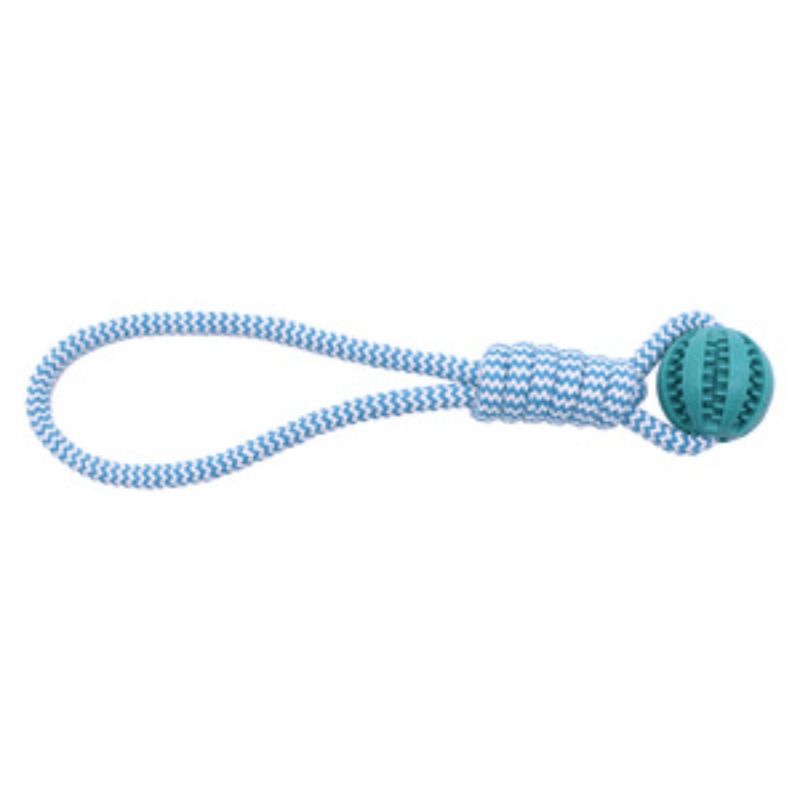 Dog Toy Tug-of-war Leaking Food Ball Interactive Gnashing Dog Biting Rope_voghion.com