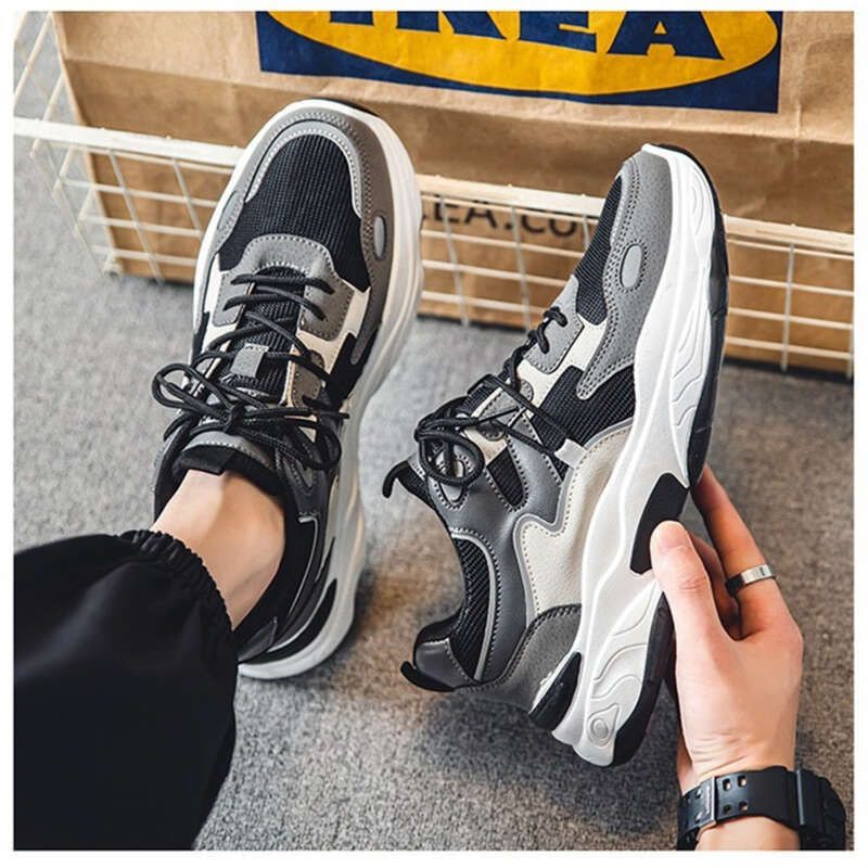 Summer Men's 2023 New Mesh Breathable Odor Resistant Versatile Sports, Leisure, Running, And Increasing Net Red Dad_voghion.com