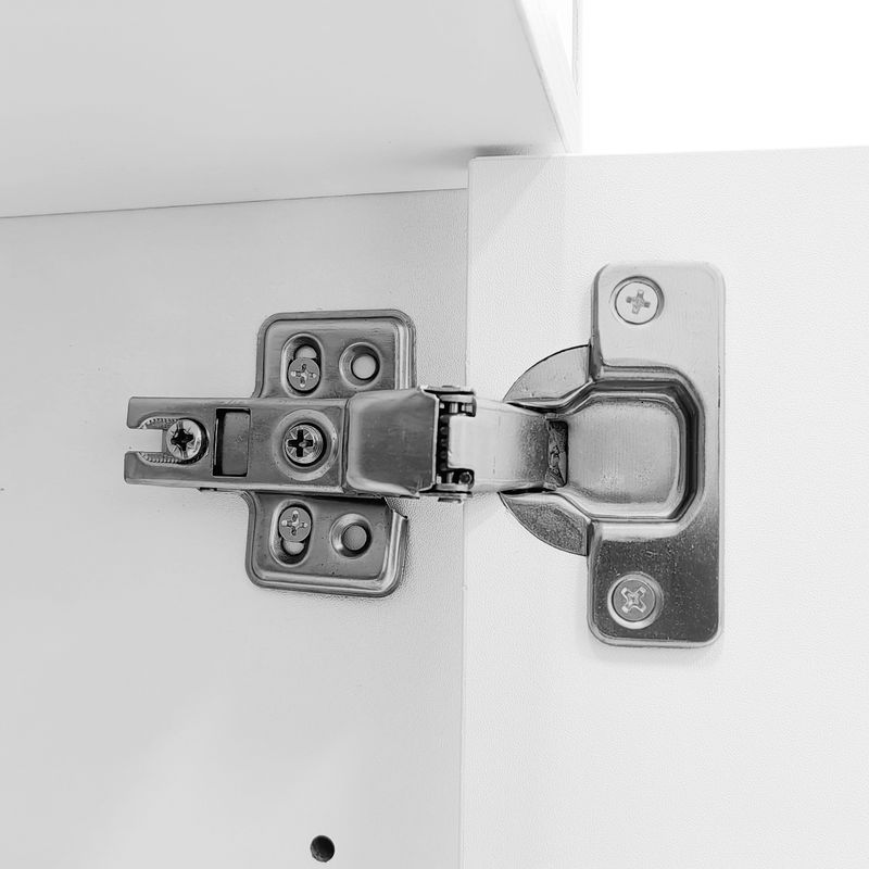 Meuble à chaussures blanc moderne avec éclairage LED 16 couleurs – Rangement gain de place pour couloir 80 x 35 x 105 cm avec tiroirs et étagères – Pour entrée, salon, couloir_voghion.com