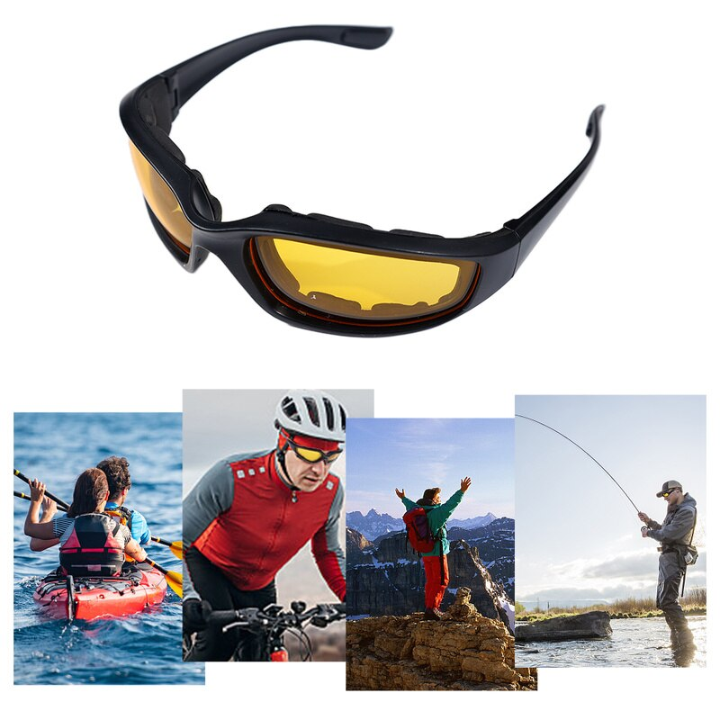 Outdoor Cycling Glasses Tactical Protective Eyewear Polarized Sunglasses Hunting Shooting Protective Goggles Eyes_voghion.com