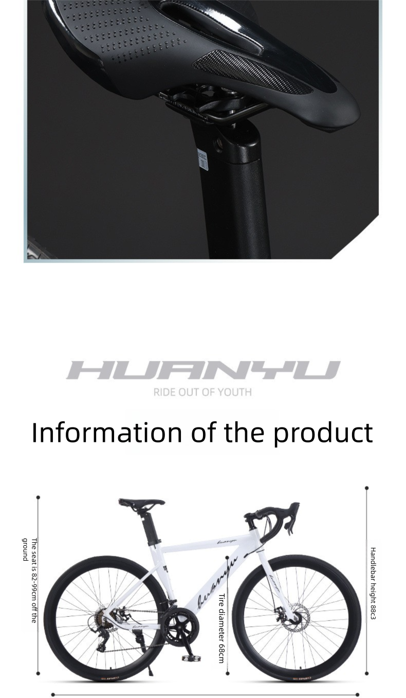 Manubrio integrato ultraleggero a piega rapida per bici da strada a velocità variabile per uomini e donne, bicicletta per adulti, economico, monoblocco_voghion.com