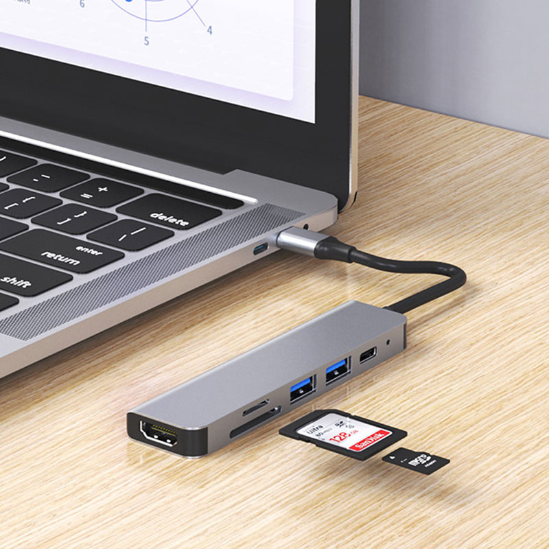 Mosible USB C Hub zu HDMI-kompatibler Rj45 VGA Adapter OTG Thunderbolt 3 Dock mit PD TF SD Jack3,5mm für MacBook Pro/Air M1 M2_voghion.com