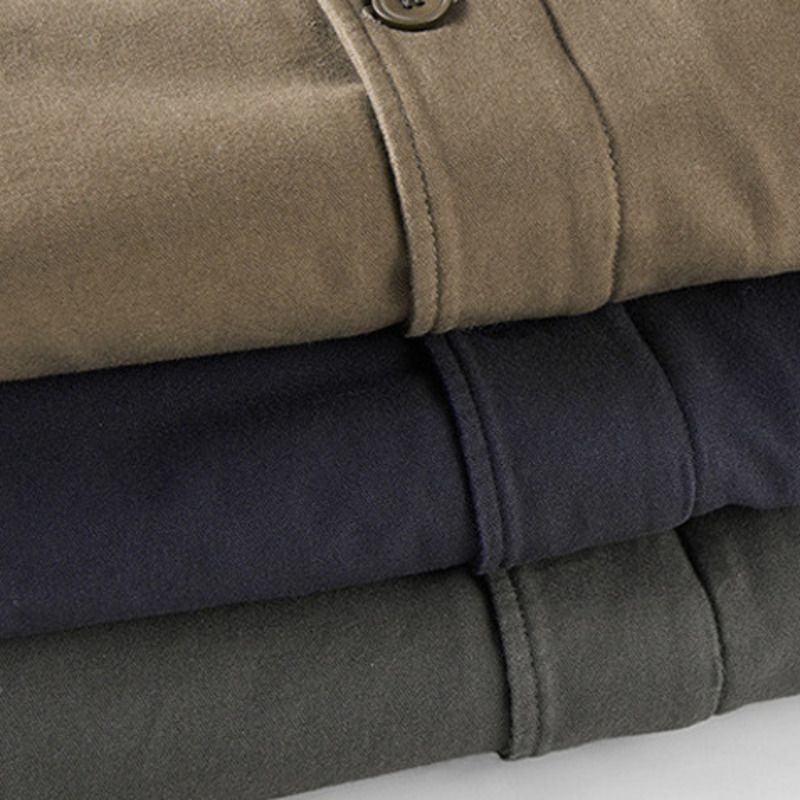 Giacca con fodera in pile, cappotto casual spesso, giacca calda in cotone da uomo versatile e alla moda, top invernale, Trey_voghion.com
