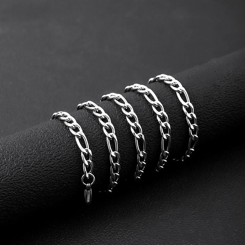 Titanium Non-Fading Snake Bone Men's Necklace Hip Hop Cuban Stainless Steel Sweater Clavicle Chain_voghion.com