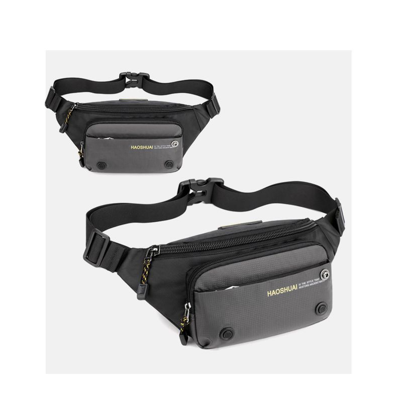 Neue multifunktionale Outdoor-Taille Casual Herren Brust Mode Trend Crossbody Reise kleine Tasche_voghion.com