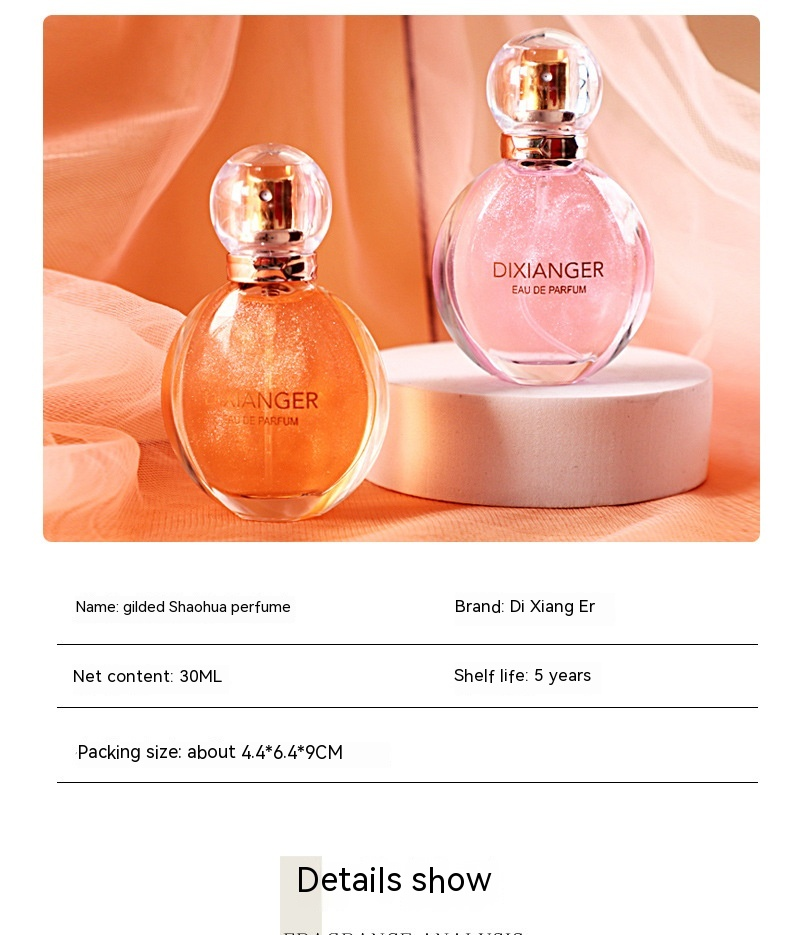 2023 Nuovo profumo caldo Di Xianger Liusha Gilded Shaohua Profumo Eau De Toilette resistente da donna Fresco e piccolo_voghion.com