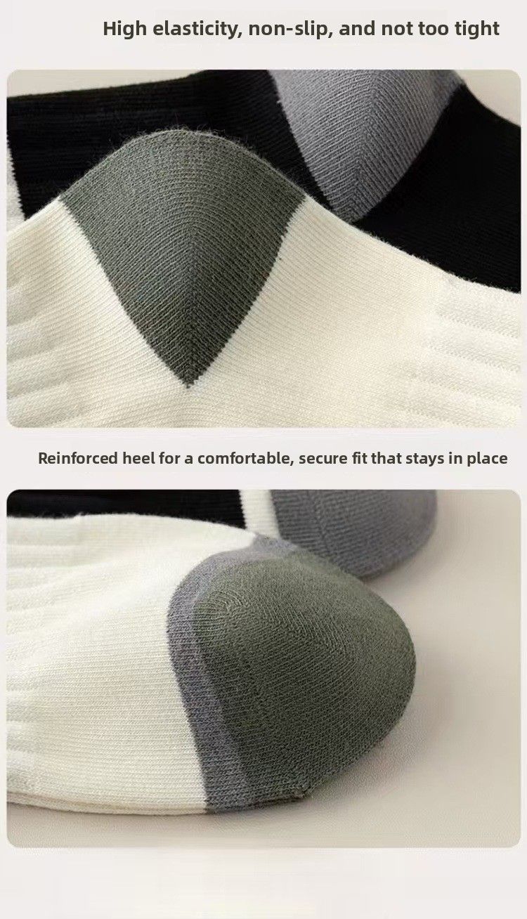 5 Pairs Of Men's Winter Socks, Cold-proof, Thickened And Warm Mid-tube Socks_voghion.com
