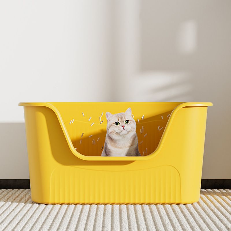Toilette semichiusa completamente aperta, anti-schizzi, extra large, per gatti Ragdoll Maine Coon_voghion.com