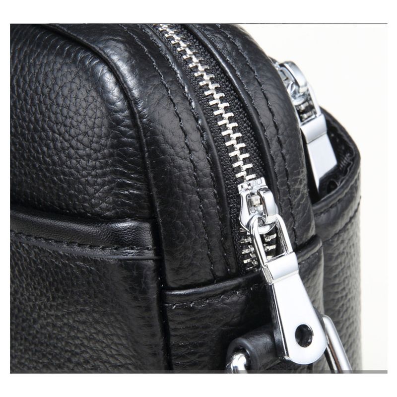 Frühling und Sommer Neue Mini-Umhängetasche aus Leder Mode Lässig Rindsleder Herren Kleiner Rucksack Koreanische Umhängetasche Vielseitig Täglich_voghion.com