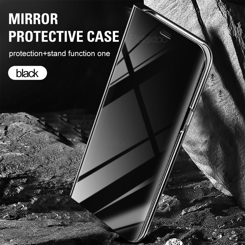 Original Mirror Smart View Leather Flip Phone Cover For Xiaomi 11T Pro xiomi 11 T Pro mi11t 6.67_voghion.com