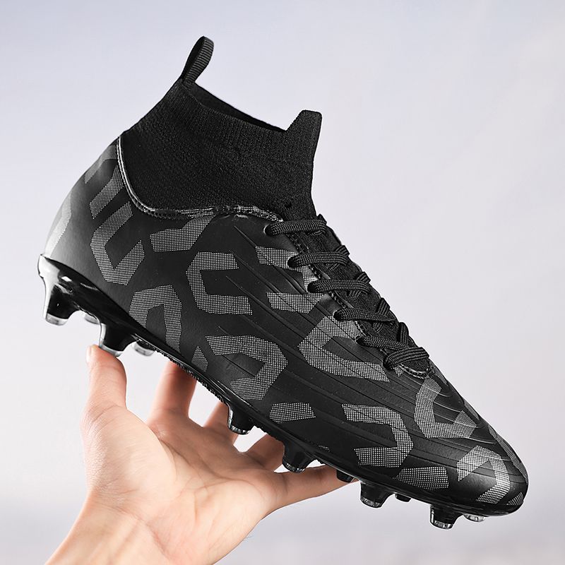 Year Of The Dragon Main Promotion New Large Size Youth Long Spike Football Shoes 35-47_voghion.com