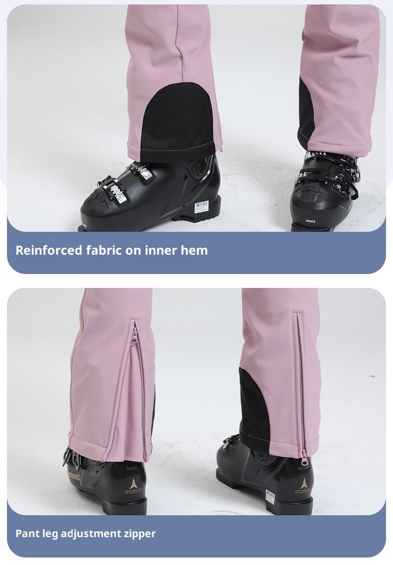 001 Nuevo traje de esquí de una pieza para mujer, impermeable, cortavientos, cálido, para deportes al aire libre, de plumón, para exportación._voghion.com