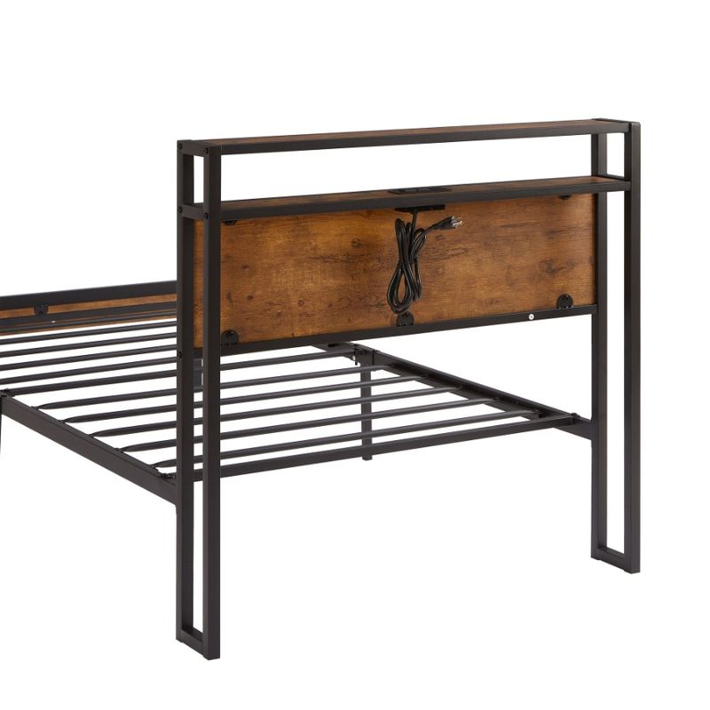 Telaio facile senza letto con dimensioni sotto una piattaforma di stoccaggio con molle USB tavola di legno in metallo necessaria letto e pediera box doppio RIVESTIMENTO_voghion.com