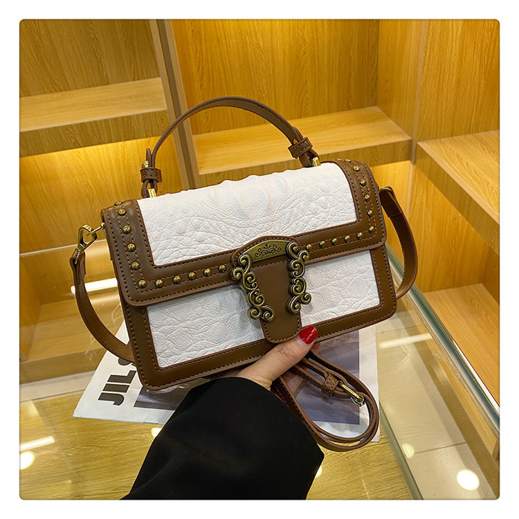 2023 neue heiße Verkaufs-Damentasche Retro Nische Eine Schultertasche Damen Vielseitige kleine quadratische Tasche Handheld Diagonal Straddle Bag_voghion.com