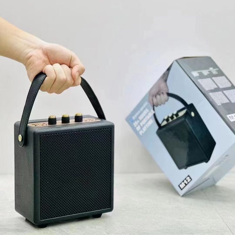 Novo alto-falante Bluetooth M12 portátil, subwoofer sem fio para áreas externas_voghion.com