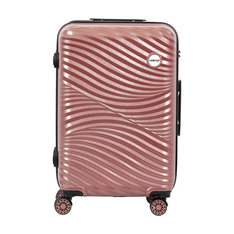 Biggdesign Moods Up Suitcase, Large, Rosegold, 28 Inch_voghion.com