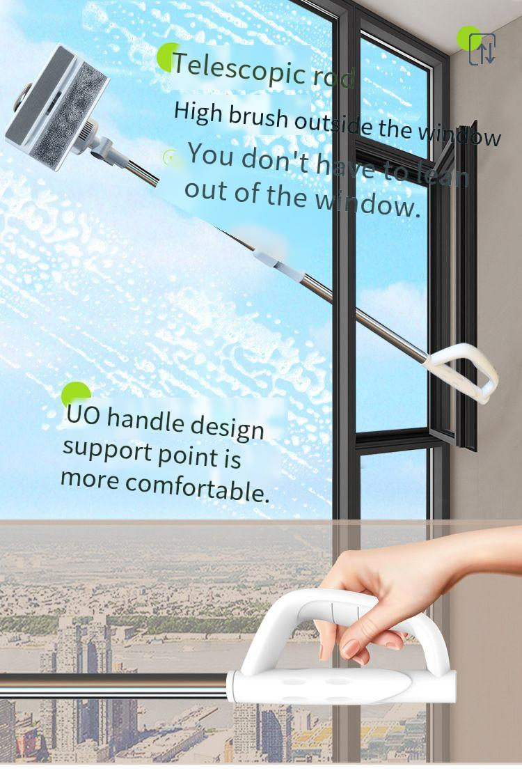 Fourth Generation Electric Robot Rechargeable Telescopic High-Altitude Lazy Vacuum Household Cleaning Glass Wiper_voghion.com