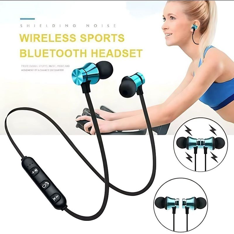 Laufen Bluetooth Wireless In-Ear-Hals-Kopfhörer Kopfhörer Ohrhörer Headset_voghion.com