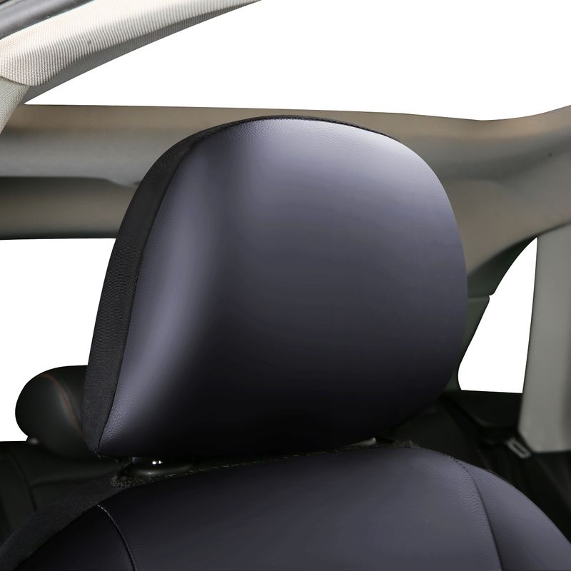 Luxe kunstleer autostoelhoes van PU, universele maat, complete set, airbagcompatibel, past op de meeste auto's_voghion.com