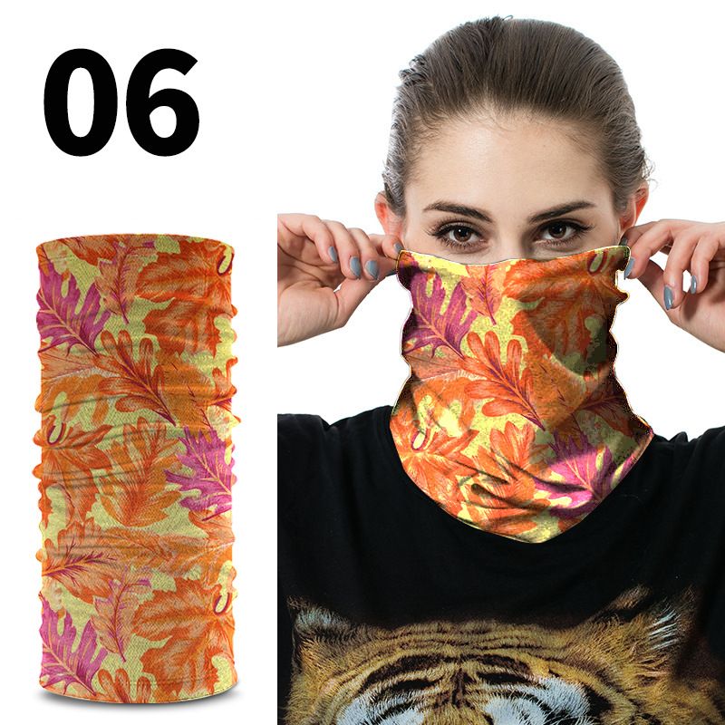 LazyZoom American Sports Magic Multi-functional Seamless Transformable Cycling Headband Face Mask Bandana_voghion.com