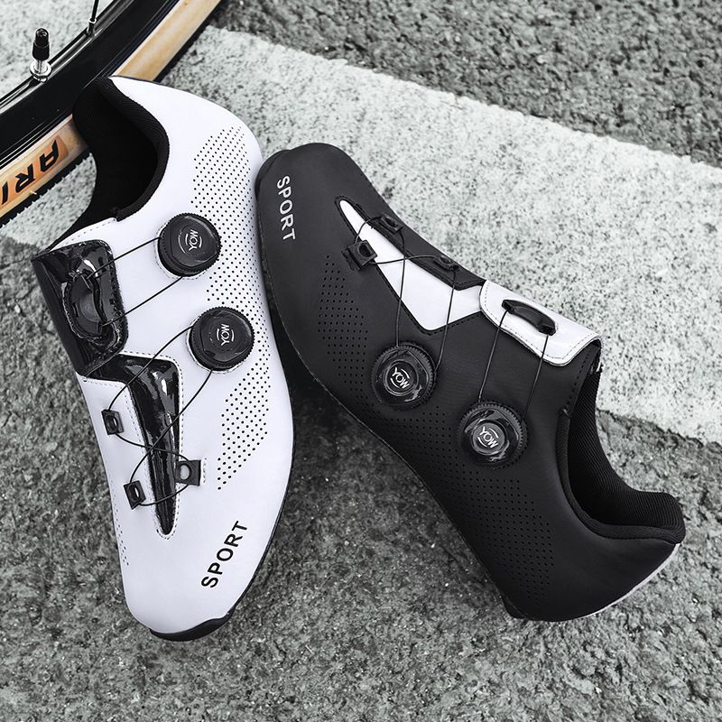 Jalgrattasõidu lukustatavad kingad, süsinikkiust tallaga nupp, maanteerattasõidu kingad, meeste jalgrattasõidu professionaalsed lukustatavad kingad_voghion.com