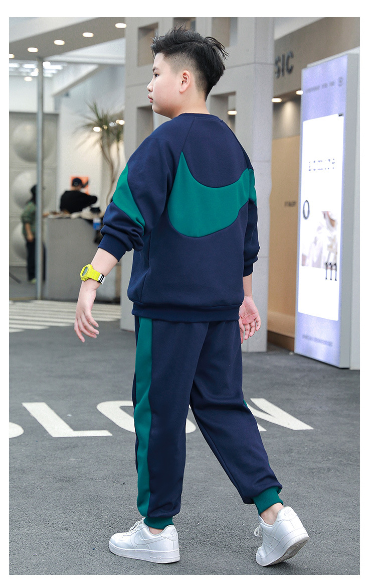 Fat clothing, boys' sweater set, spring autumn 2023, new middle-aged and elderly children's fattening up,_voghion.com