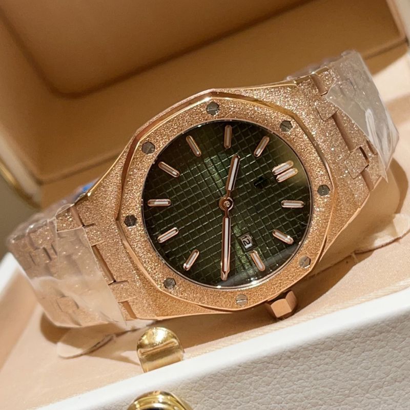 Montre à quartz pour femme Aib Home en acier inoxydable plaqué or DM033, très populaire_voghion.com